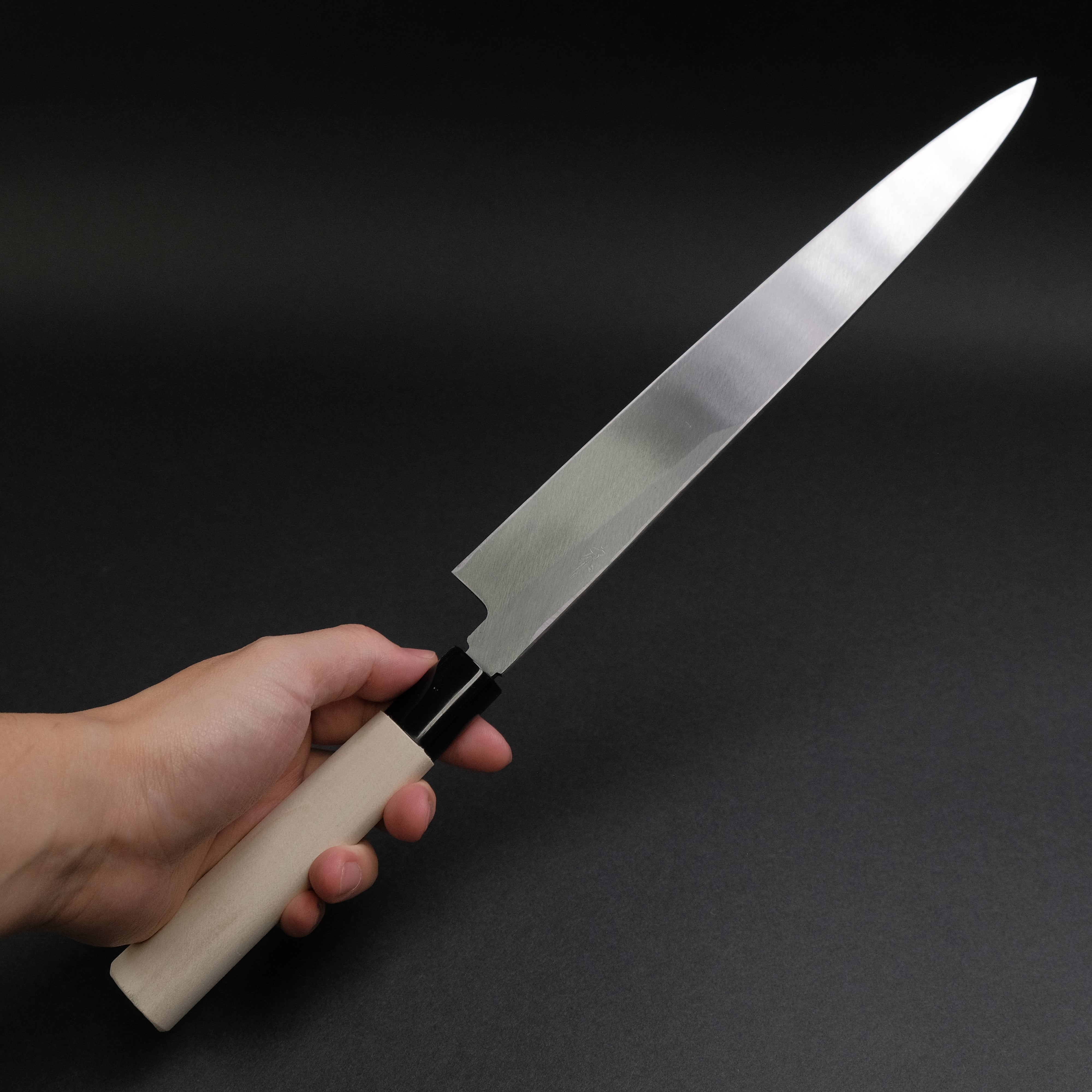 Premium Morihei Yoshitomo 270mm Yanagiba Sushi Knife with Poplar Handle - Perfect for Sushi Chefs & Japanese Cuisine Preparation
