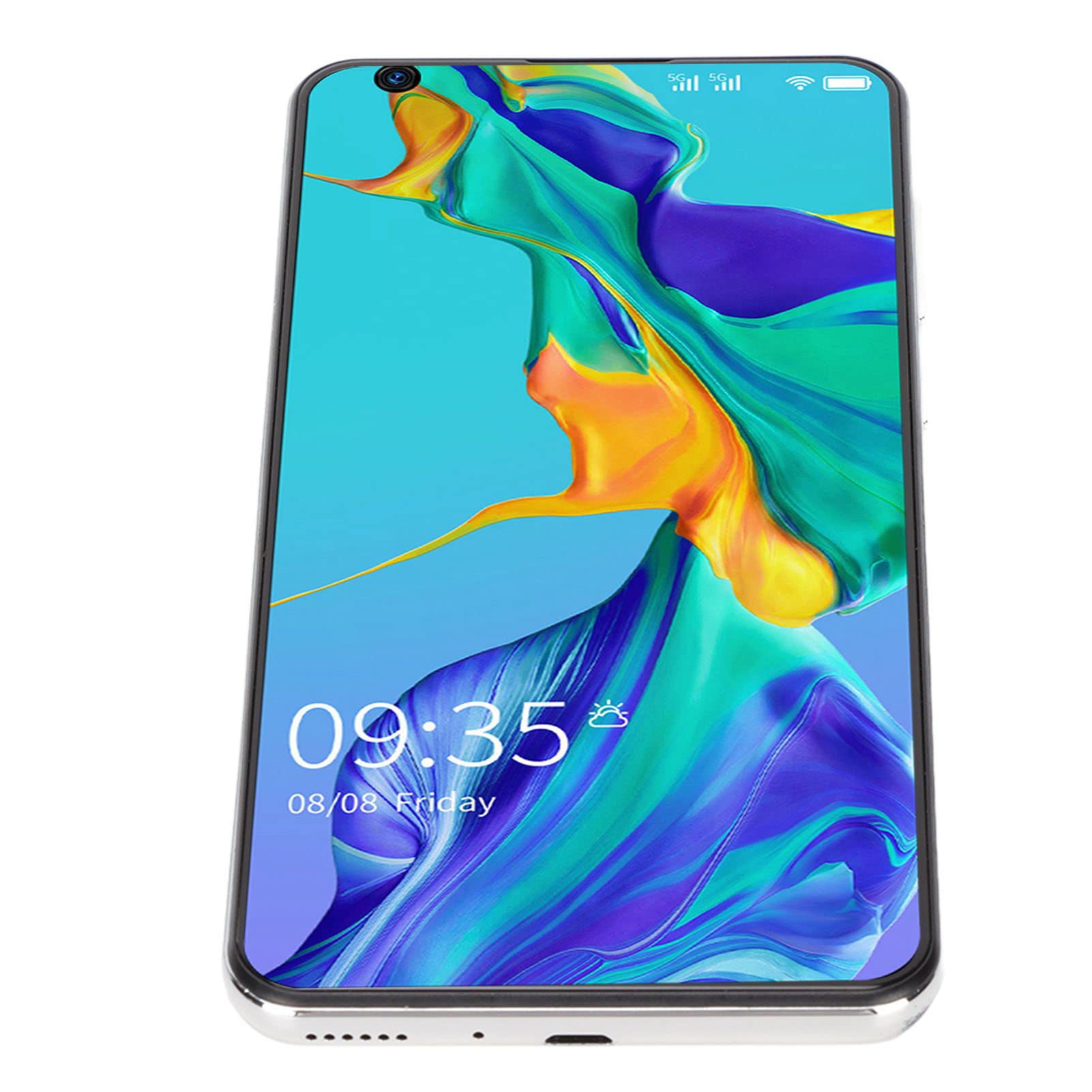 Unlocked Gaeirt Mate 41 Pro Smartphone - 6.7 Inch HD Screen, MT6750 Octa-Core Processor, Multi-Language Support, Proximity Sensor - White (8.1 x 6.9 x 11.4 inches) | Perfect for Business Professionals & International Travelers