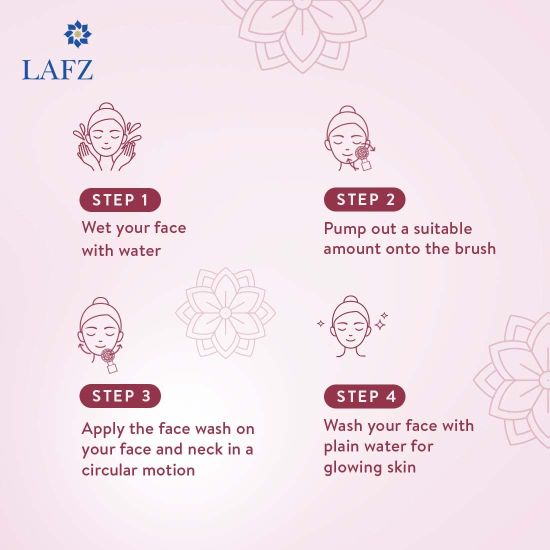 LAFZ Apple Cider Vinegar Foaming Face Wash with Built-in Brush - Deep Cleansing Facial Cleanser with Aloe Vera & Basil for All Skin Types | Men & Women | 100ml | Perfect for Acne-Prone Skin & Daily Skincare Routine