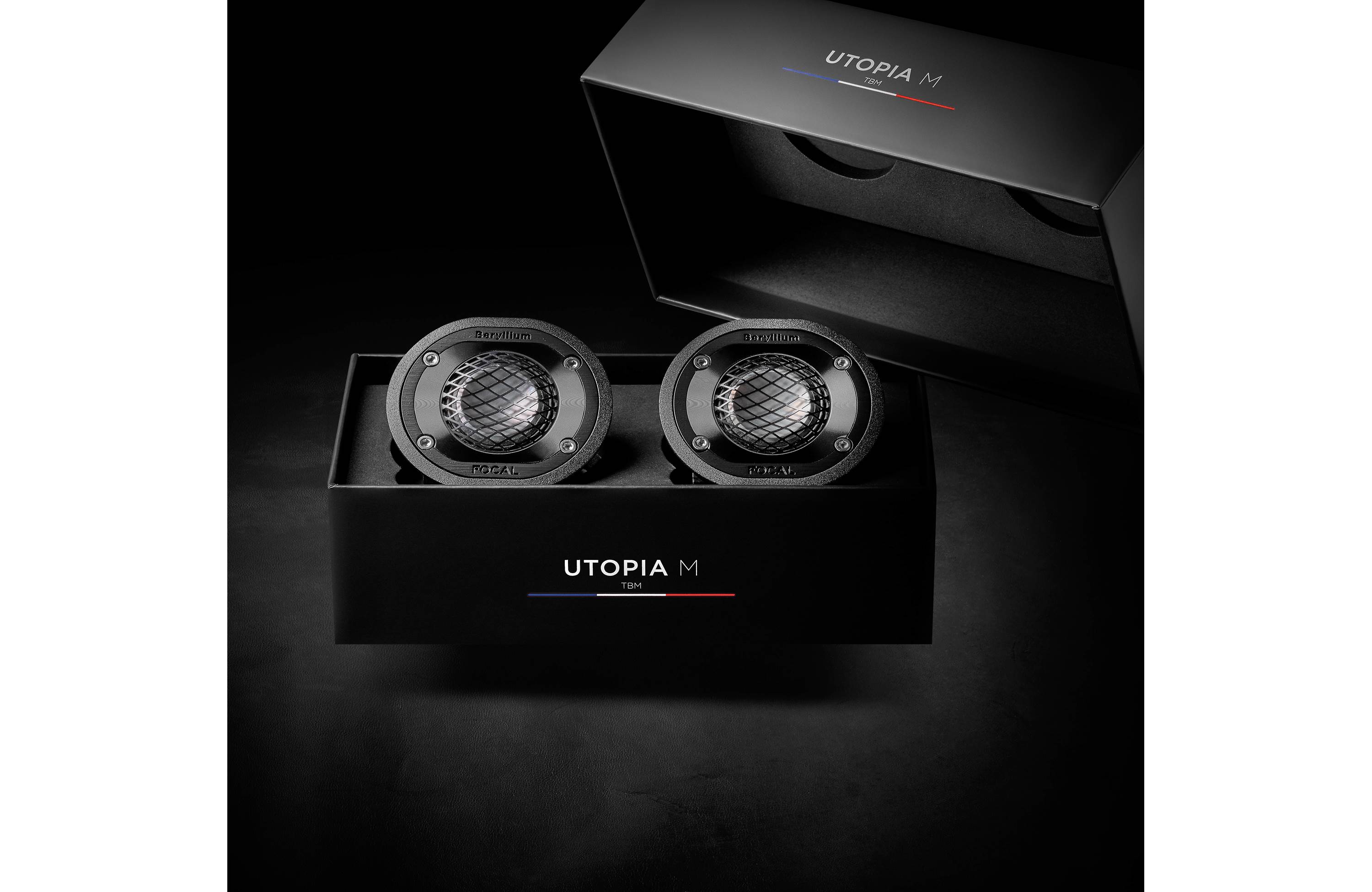Focal TBM Utopia 1 Beryllium M Profile Inverted Dome Tweeter - High-End Speaker Tweeter Pair for Audiophile Home Theater & Studio Monitoring Systems
