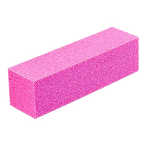 Professional Nail Files Buffers & Sanding Blocks for Nail Art - 6-Piece Pink Buffing & Polishing Kit for Manicure & Pedicure | Perfect for Home Salons, DIY Nail Care & Professional Use
