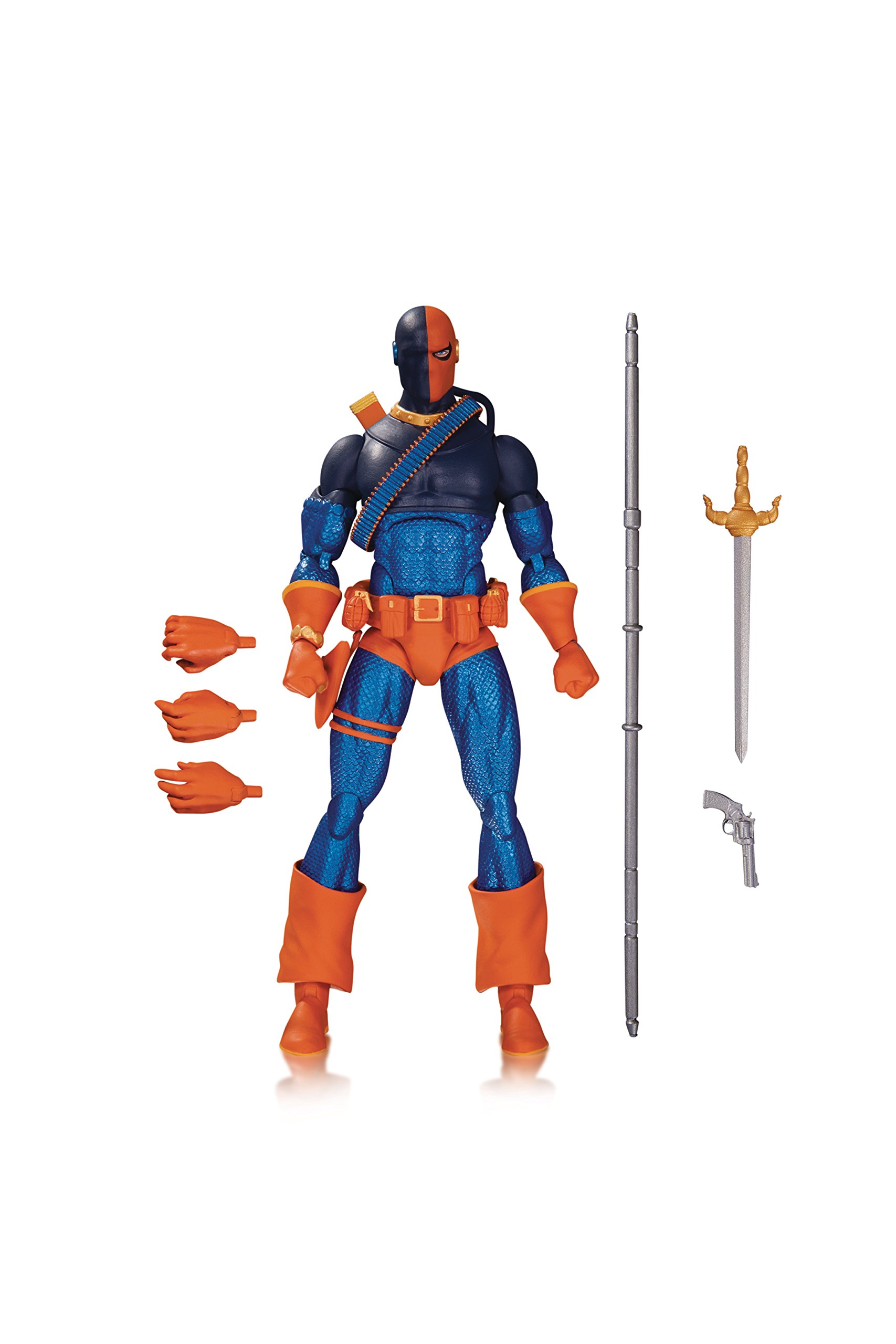 DC Comics Icons Deathstroke Action Figure - 6-Inch Collectible from Teen Titans: The Judas Contract - Perfect for Display, Cosplay, and Comic Book Collections