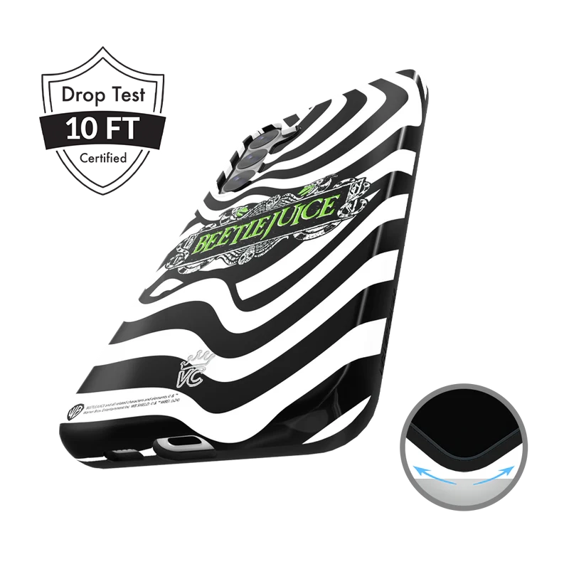 Beetlejuice It's Showtime Samsung Phone Case - Durable Protective Cover for Samsung Galaxy - Perfect for Halloween, Cosplay & Movie Fans