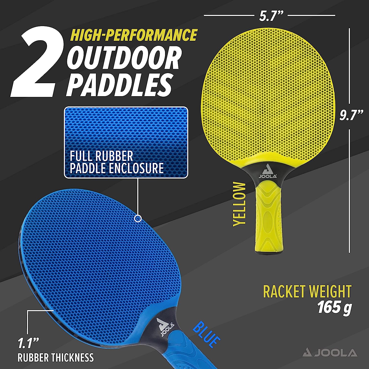 Premium Outdoor Racket Set - Badminton & Tennis Combo with Carrying Case | Durable Sports Equipment for Backyard, Beach & Park Games | Perfect for Family Fun & Outdoor Activities