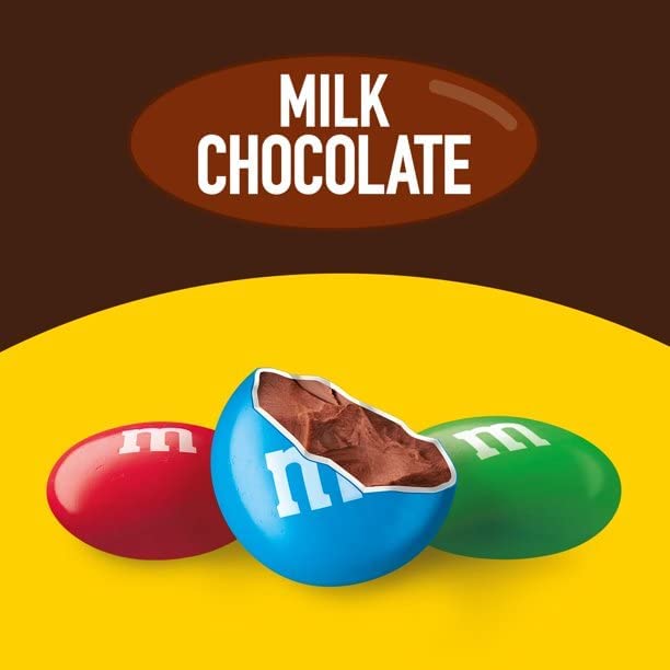 M&Ms Milk Chocolate Fun Size Candy - Individually Wrapped Bulk Pack (2 lbs) - Perfect for Halloween, Party Favors, Office Snacks & Movie Nights
