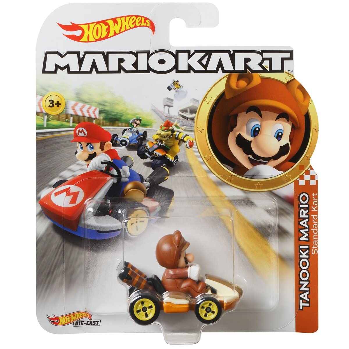 Hot Wheels Mario Kart 7 Die Cast Car Set Bundle - 1:64 Scale Collectible Toy Cars for Kids & Adults - Perfect for Racing Games, Display Collections & Gifts