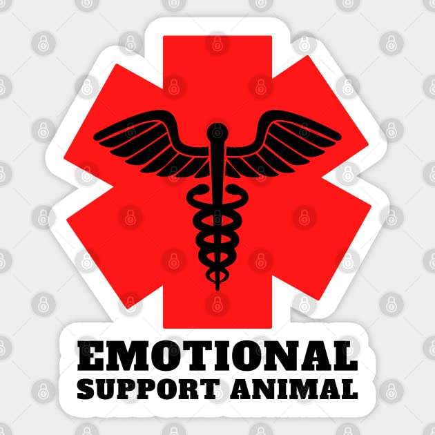 Emotional Support Animal & Human Sticker - Funny Do Not Pet Awareness Vinyl Decal for ESA Service Dogs - Waterproof Bumper Sticker #9 - Perfect for Cars, Laptops & Pet Accessories