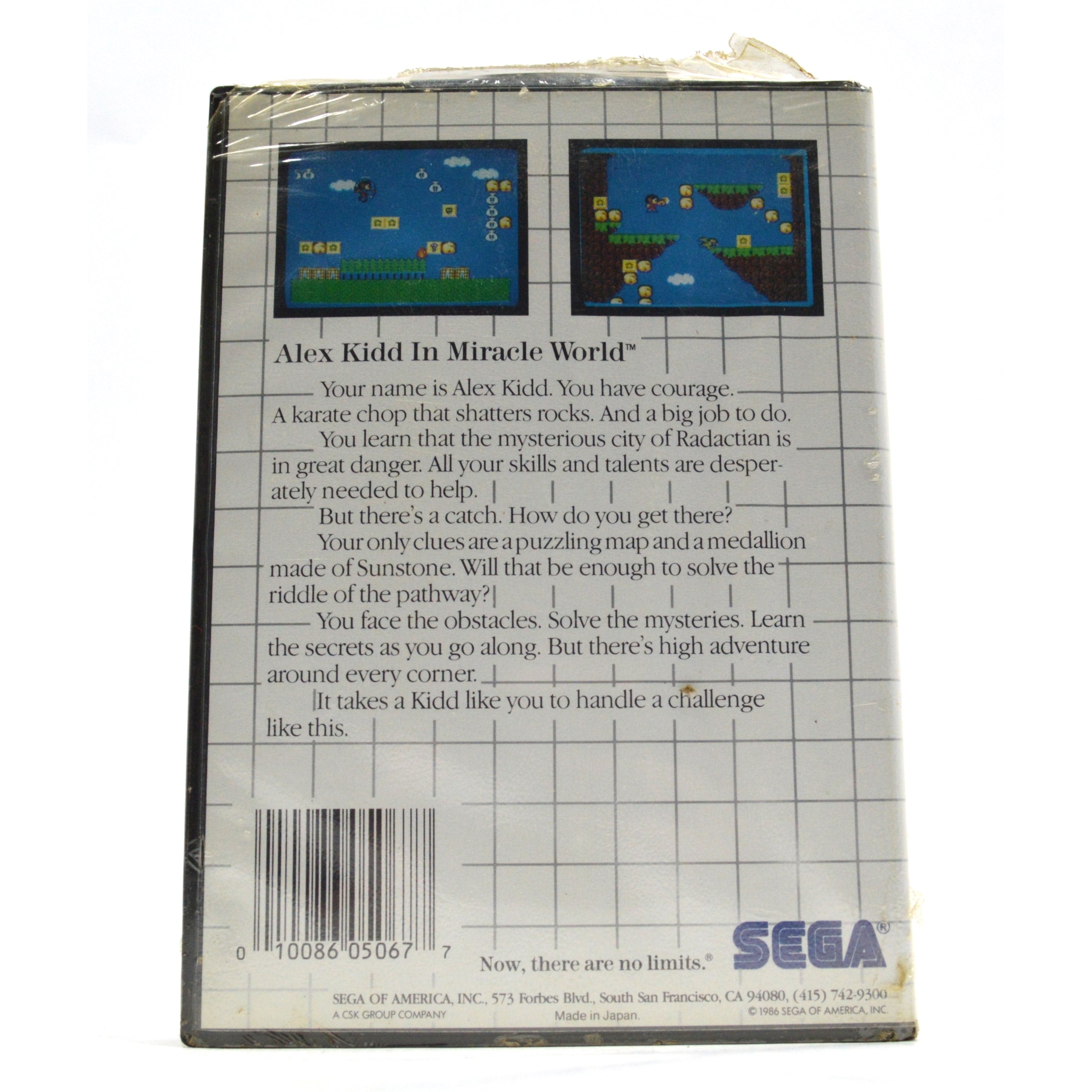 SEGA Master System Alex Kidd in Miracle World SMS Video Game - New & Sealed (1986 Edition) - Perfect for Retro Gaming Collectors & Classic Console Enthusiasts