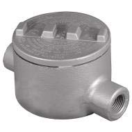 Appleton Electric GRC100-A Conduit Outlet Body - Copper-Free Aluminum, C-Style Threaded Round Conduit Fitting for Industrial Electrical Installations | Weatherproof & Durable for Outdoor Use