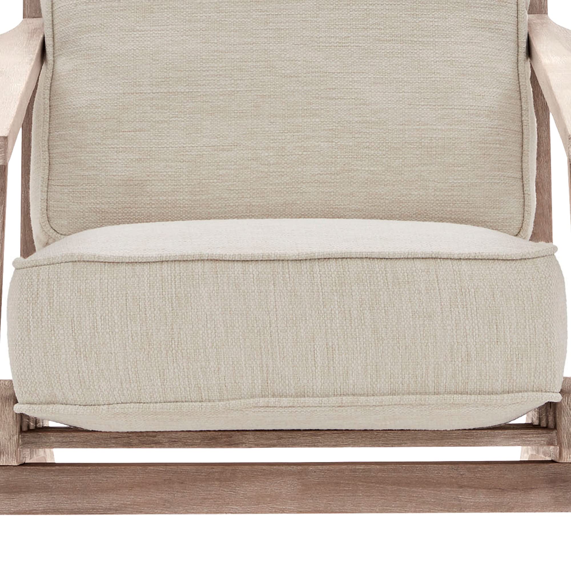 BELLEZE Mid Century Modern Chairs Set of 2 - Upholstered Linen Armchairs with Solid Wood Frame - Easy Assembly Accent Chairs for Living Room, Bedroom, Office - Maximus (Natural) | Perfect for Home Decor, Reading Nook & Guest Seating