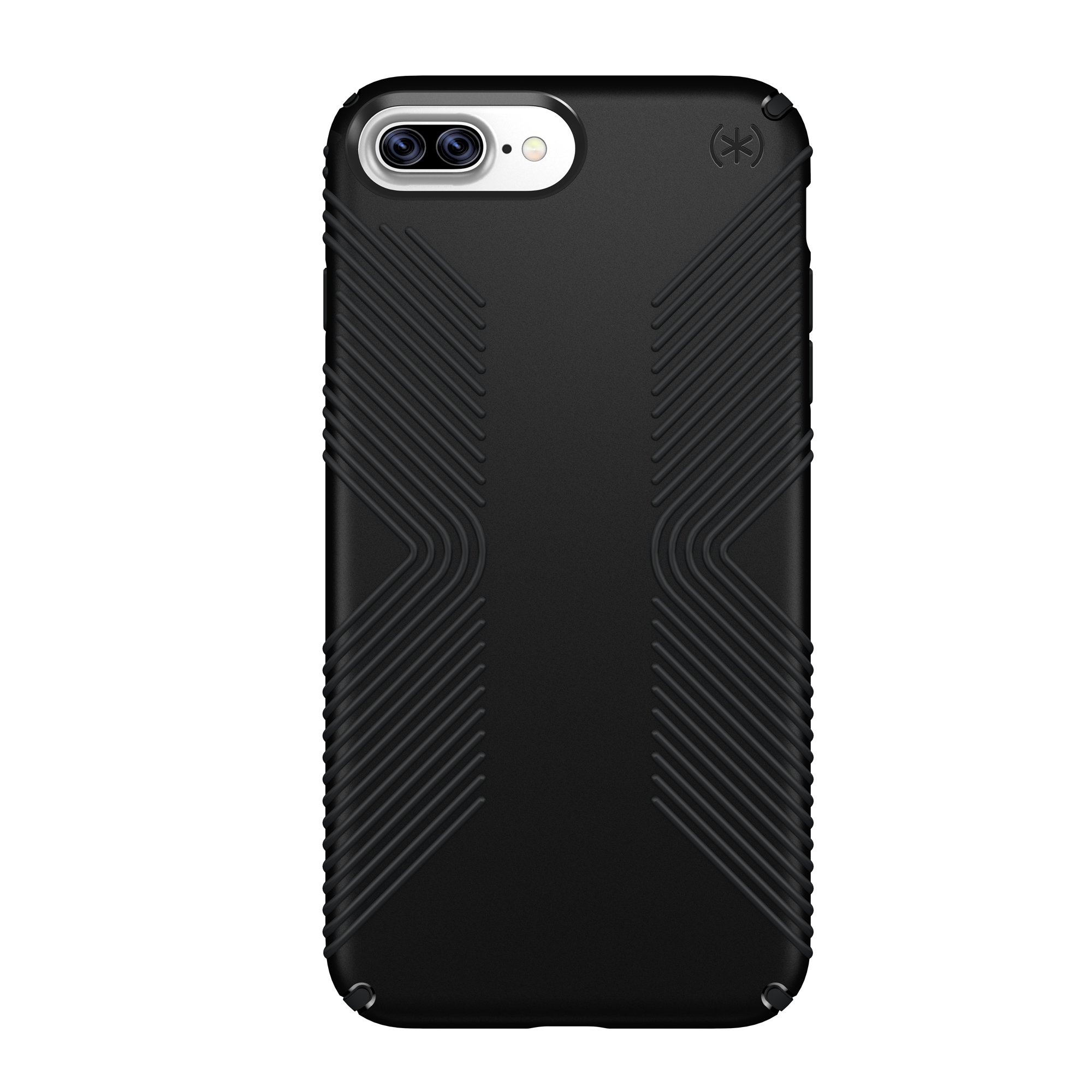 Speck Presidio Grip iPhone 7 Plus Case - Black | Anti-Slip Protection | Perfect for Outdoor Activities & Daily Use