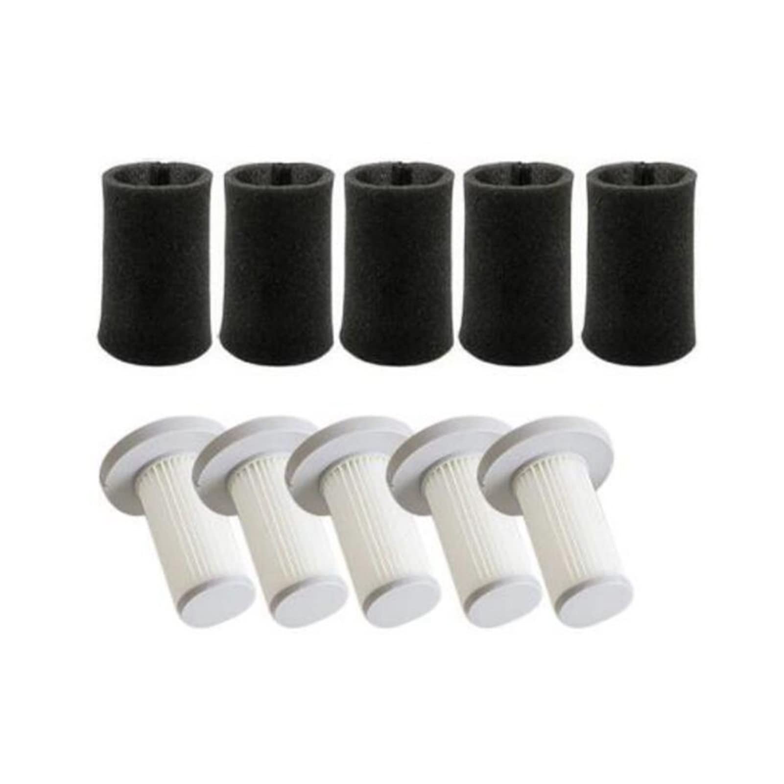 JIESITONG Handheld Vacuum Cleaner Hepa Filter & Sponge Filter Kit - Compatible with Deerma DX700/DX700S - Replacement Parts & Accessories for Home Cleaning (Burgundy) | Perfect for Pet Hair, Car Detailing & Small Space Cleaning