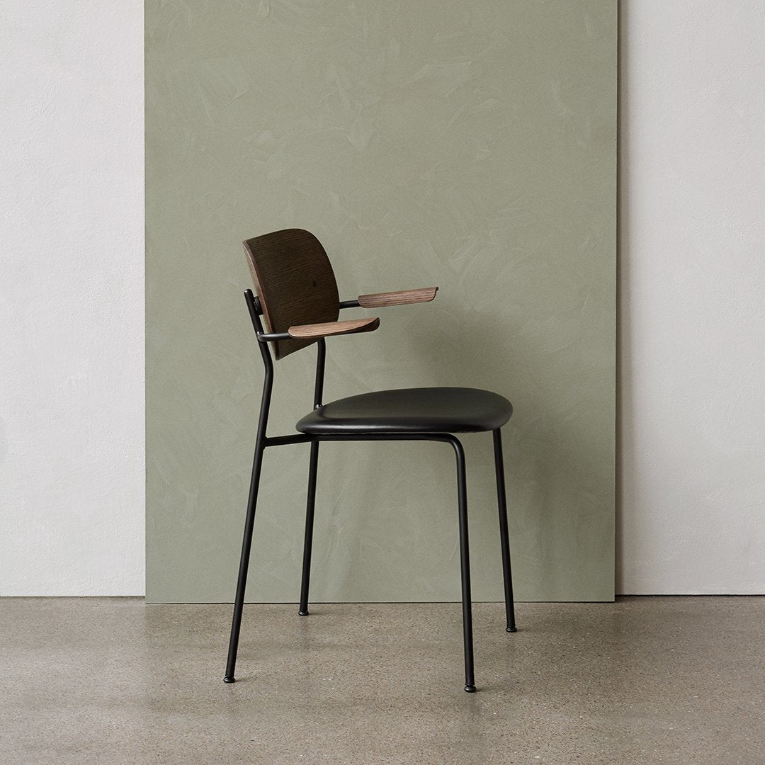 Modern Wooden Dining Chairs with Armrests & Upholstered Seats - Comfortable Kitchen, Dining Room, and Breakfast Nook Furniture for Home Decor