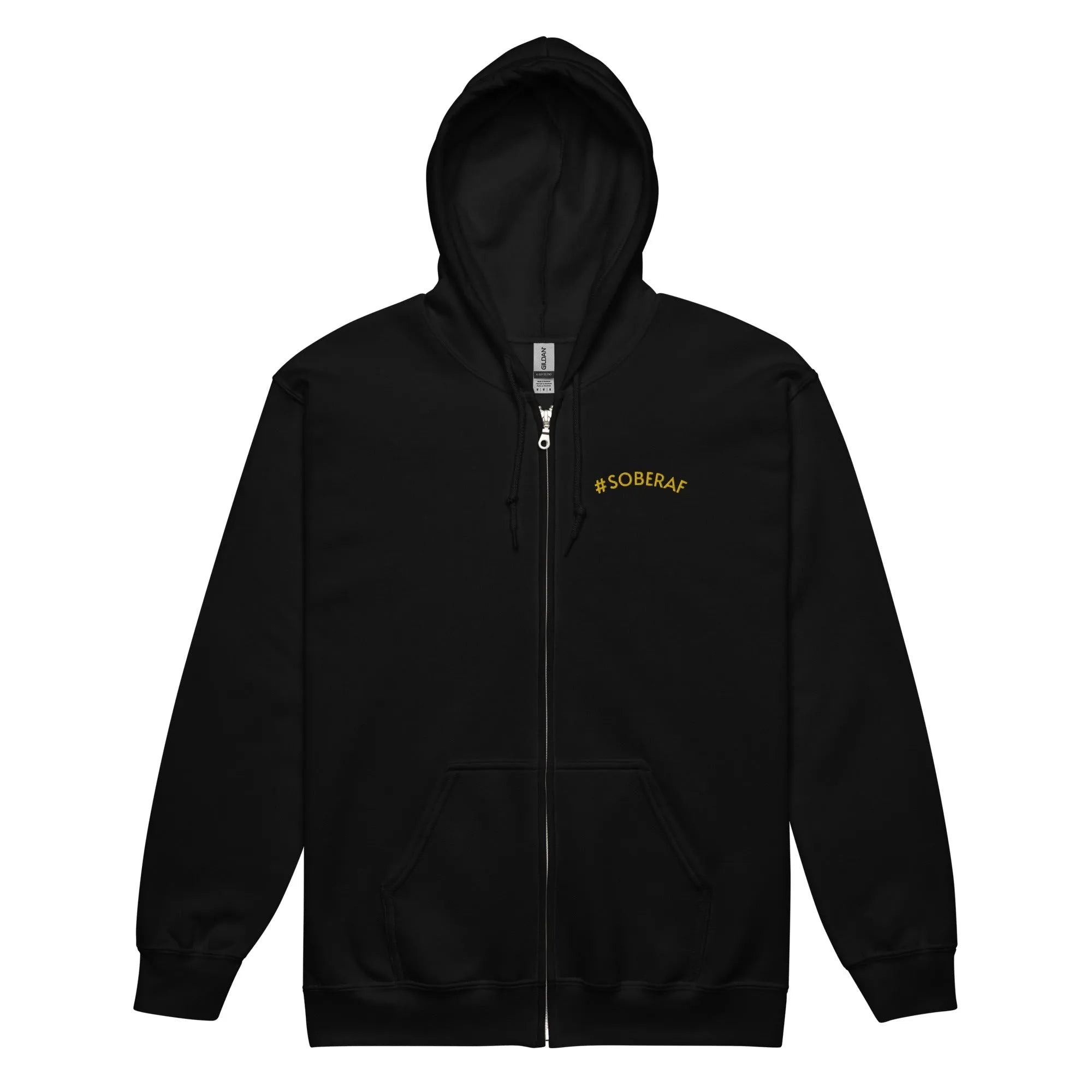 #SOBERAF Embroidered Unisex Hoodie - Stylish & Comfortable Pullover Sweatshirt for Men & Women | Perfect for Casual Wear, Street Fashion & Everyday Outfits