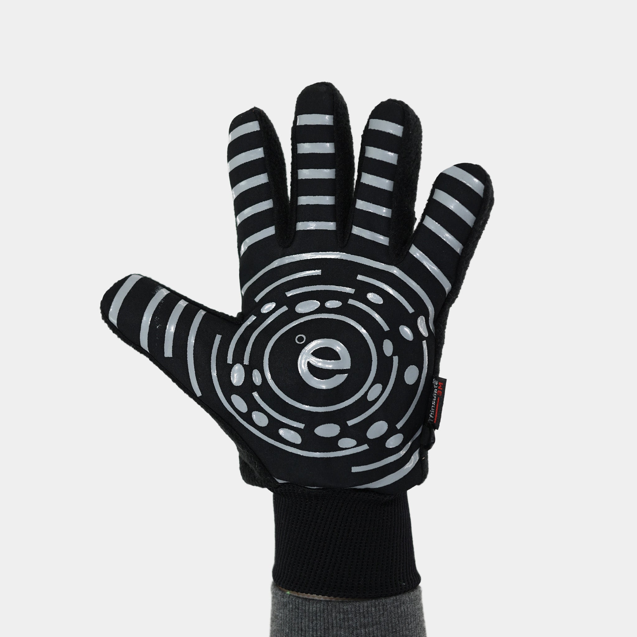Non-Slip Fleece Grip Gloves - Warm Winter Work Gloves for Driving, Cycling & Outdoor Activities