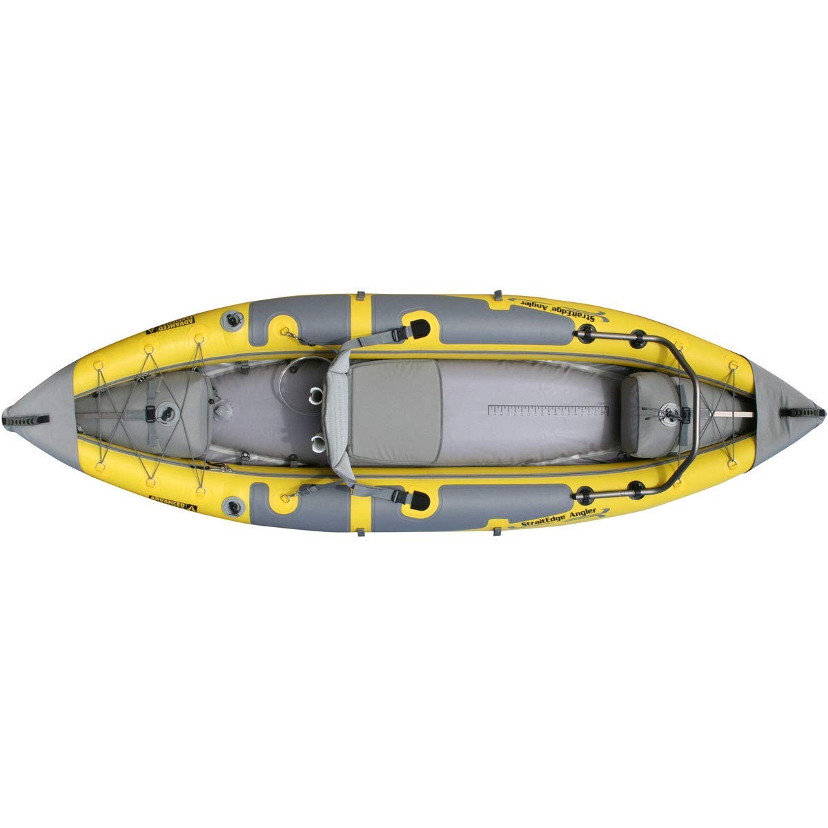 Advanced Elements Straitedge Angler Inflatable Kayak - Lightweight Fishing Kayak for Lakes & Rivers - Perfect for Anglers & Outdoor Adventures