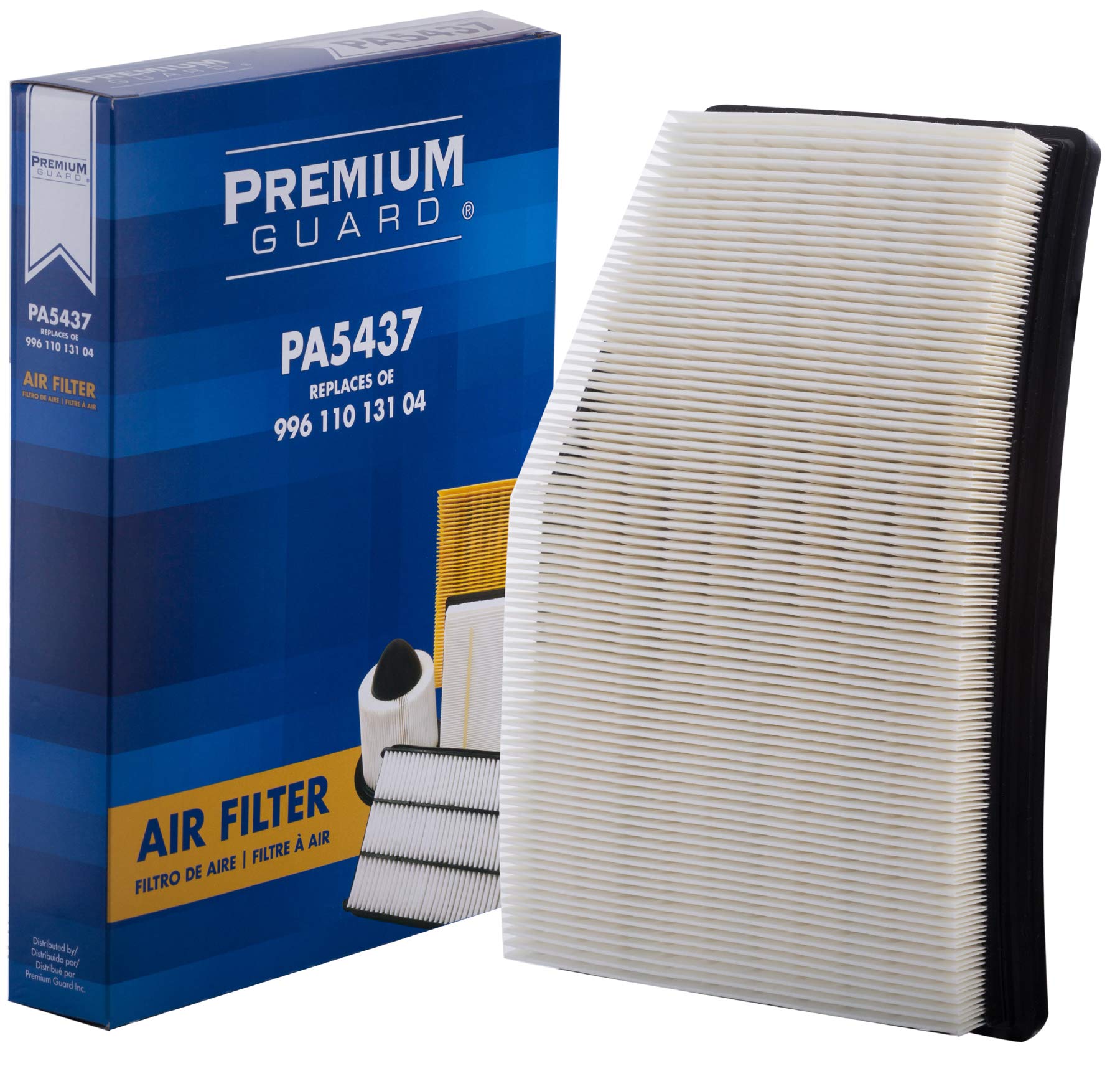 PG Engine Air Filter PA5437 - High Performance Replacement for 2004-2000 Porsche Boxster | Improves Engine Efficiency & Airflow for Better Acceleration