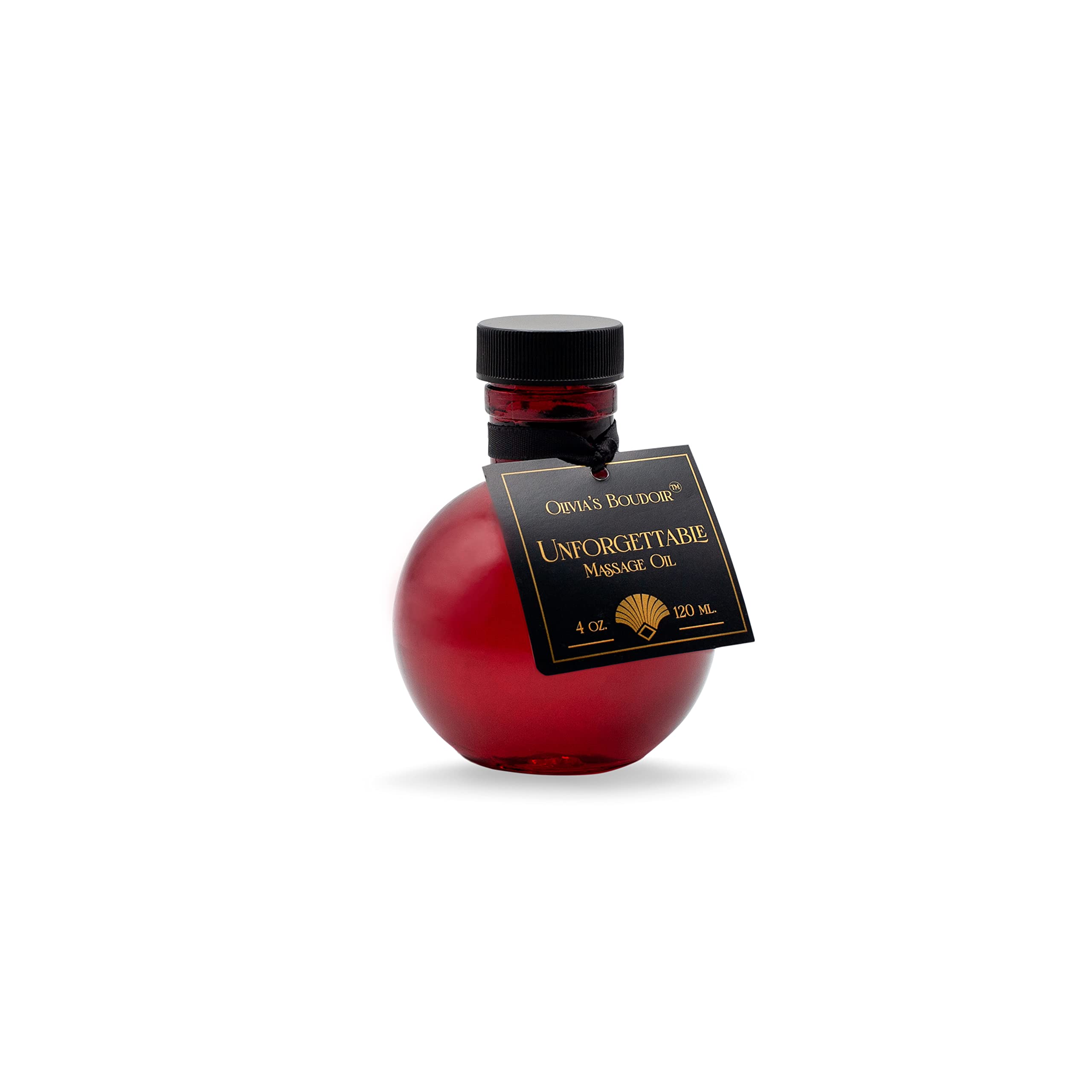 Olivia's Boudoir Unforgettable Body and Massage Oil - Romantic & Sensual Aromatherapy for Couples Massage, Relaxation & Intimate Moments