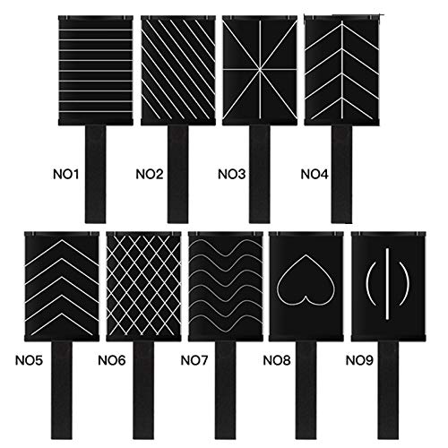 CACAZI 11PCS Professional Magnetic Nail Art Tool Set - Magnet Plate, Wand & Board for Gel Polish & Nail Art Design | Perfect for Salon, Home Manicure & DIY Nail Art