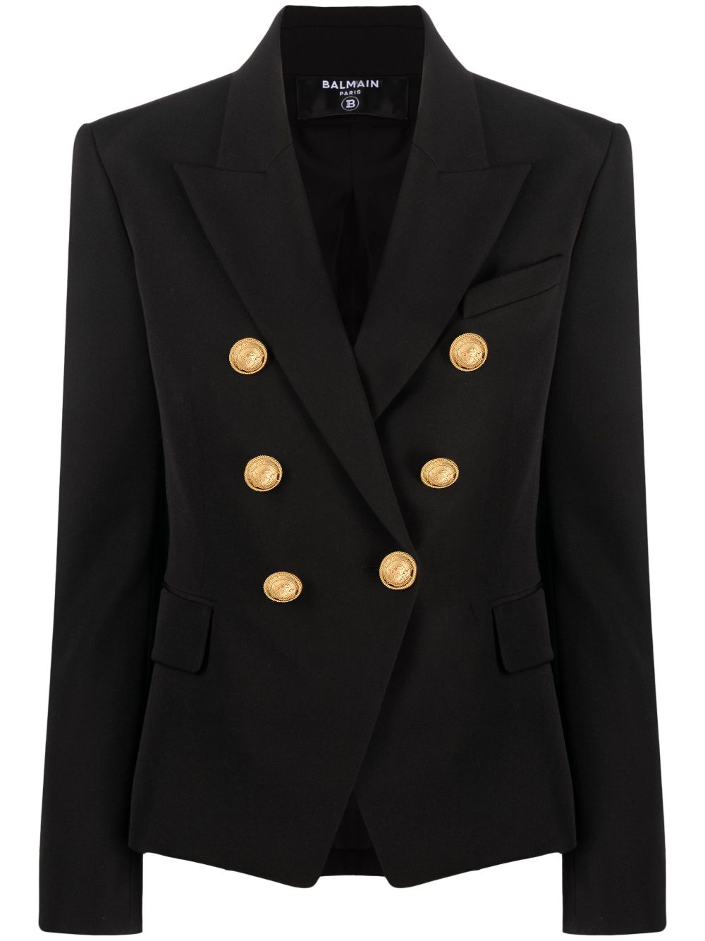 Balmain Black Leather Jacket for Men & Women | Luxury Designer Outerwear for Night Out & Fashion Events