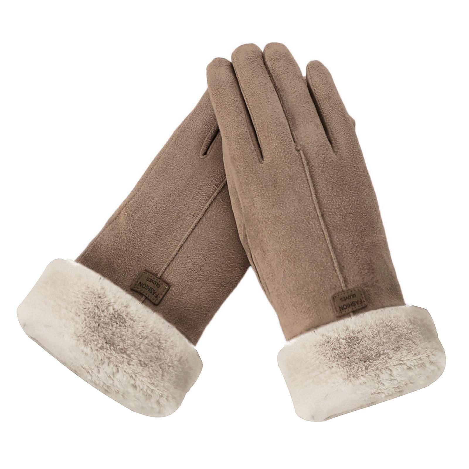 Women's Winter Driving Gloves - Thermal Lined Finger Gloves for Ladies & Girls - Perfect for Outdoor Activities, Commuting & Cold Weather Protection