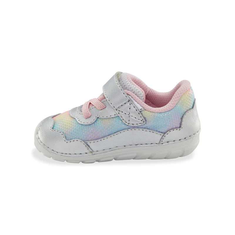 Stride Rite Rainbow Rosa Soft Motion Baby Sneakers - Lightweight Walking Shoes for Toddlers & Infants - Perfect for First Steps, Playtime & Outdoor Adventures