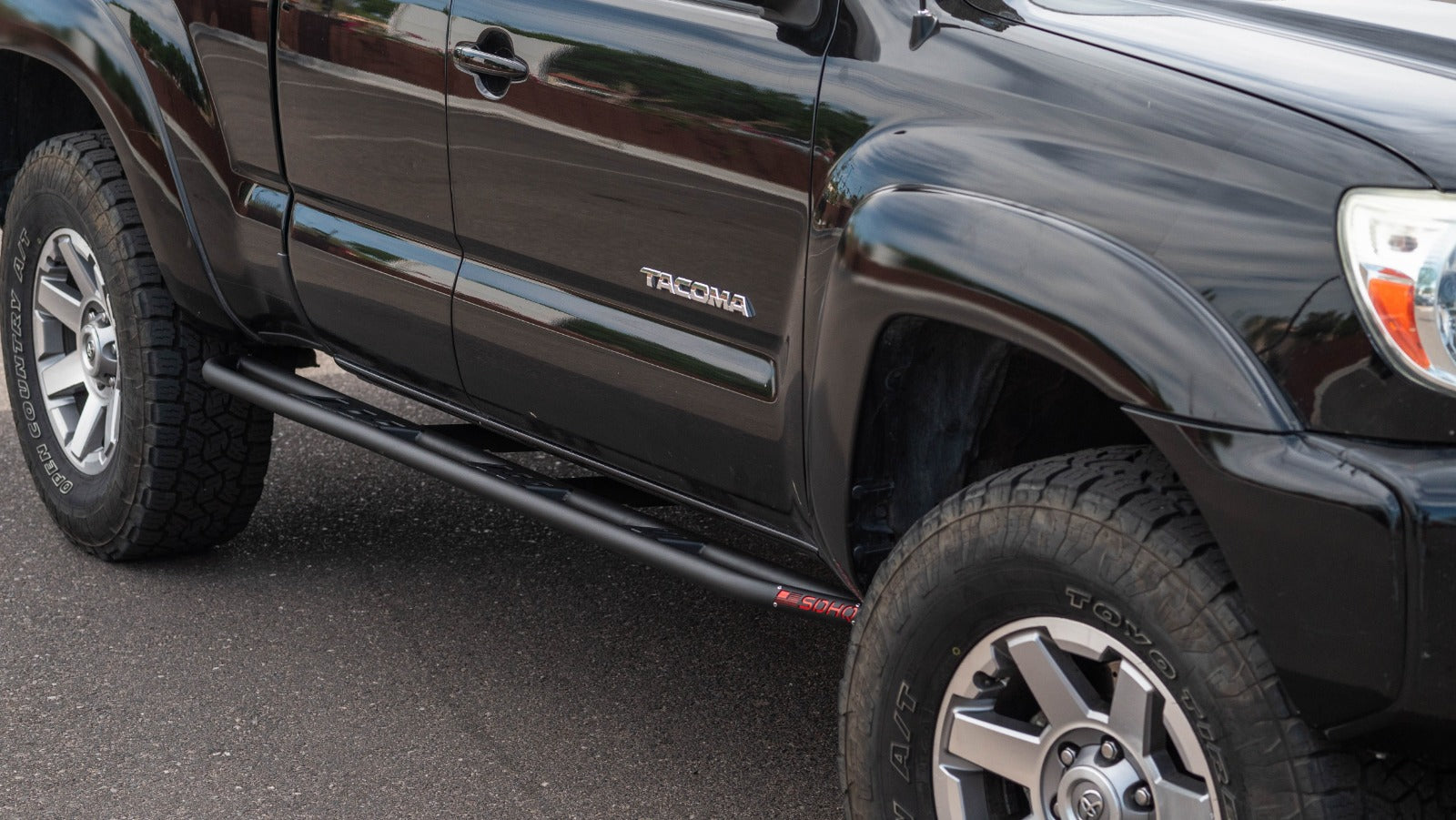 2005-2015 Toyota Tacoma SDHQ Built Rock Sliders - Heavy Duty Off-Road Side Steps for Enhanced Protection & Style | Perfect for Rock Crawling, Overlanding & Trail Adventures