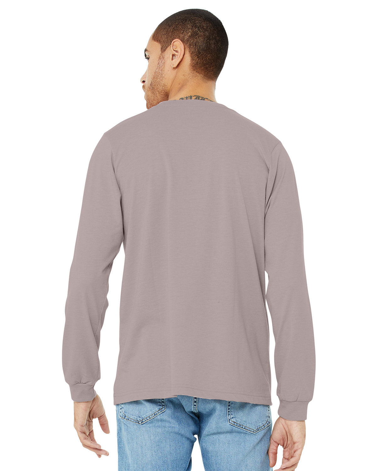 Bella + Canvas 3501CVC Unisex Long Sleeve T-Shirt - Soft Cotton Blend Jersey Crew Neck Tee for Men & Women - Perfect for Casual Wear, Layering & Everyday Comfort