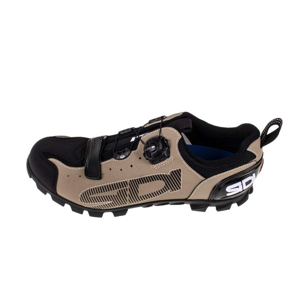SIDI SD15 Mountain Bike Shoes Size 42 - Sand/Black Color for Trail Riding & Cycling Adventures