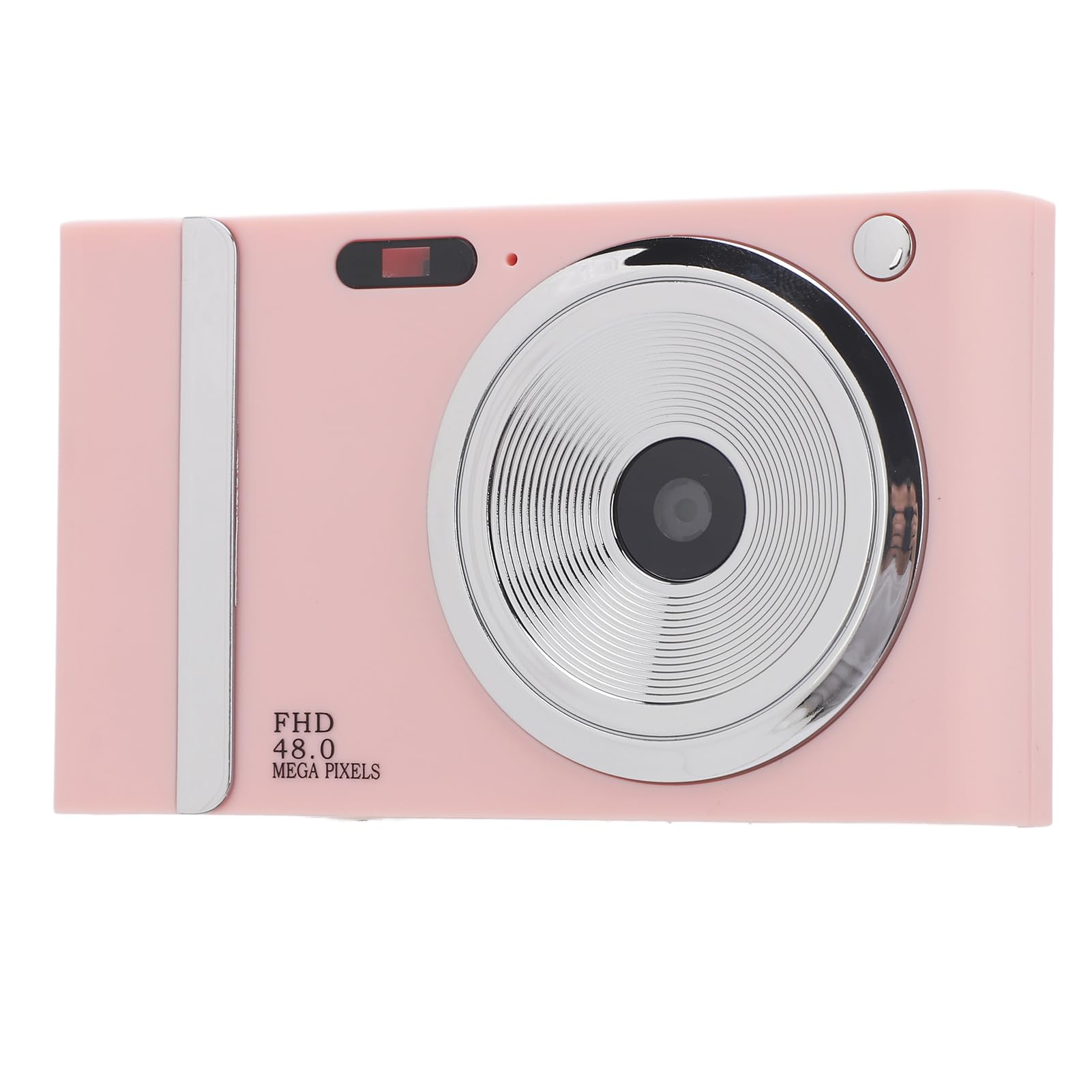 **48MP Digital Camera with 16X Zoom - 1080P HD Video, Anti-Shake & Face Detection - Compact Professional Camera for Graduation, Travel, Vlogging (Pink)**