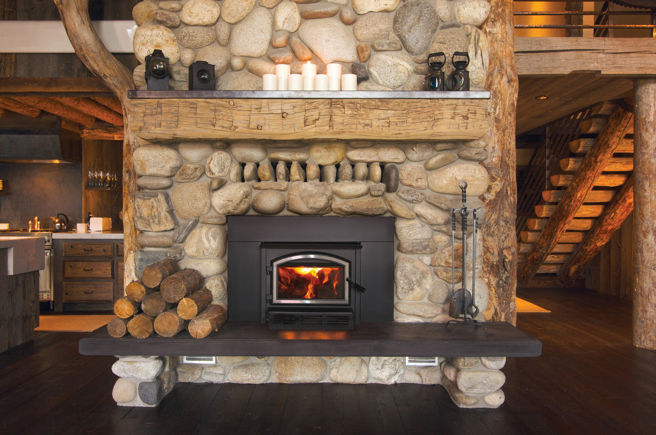 Empire Stove Archway 2300 Wood Burning Fireplace Insert - High Efficiency Heating for Homes & Cabins - Perfect for Cozy Winter Nights & Rustic Ambience (Model WB23IN)