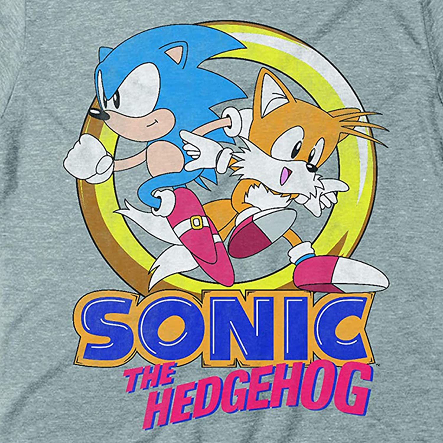 SEGA Sonic The Hedgehog Official Men's T-Shirt - The Fastest Thing Alive Graphic Tee - Cool Gaming Apparel for Fans & Collectors - Perfect for Casual Wear, Cosplay & Gaming Events