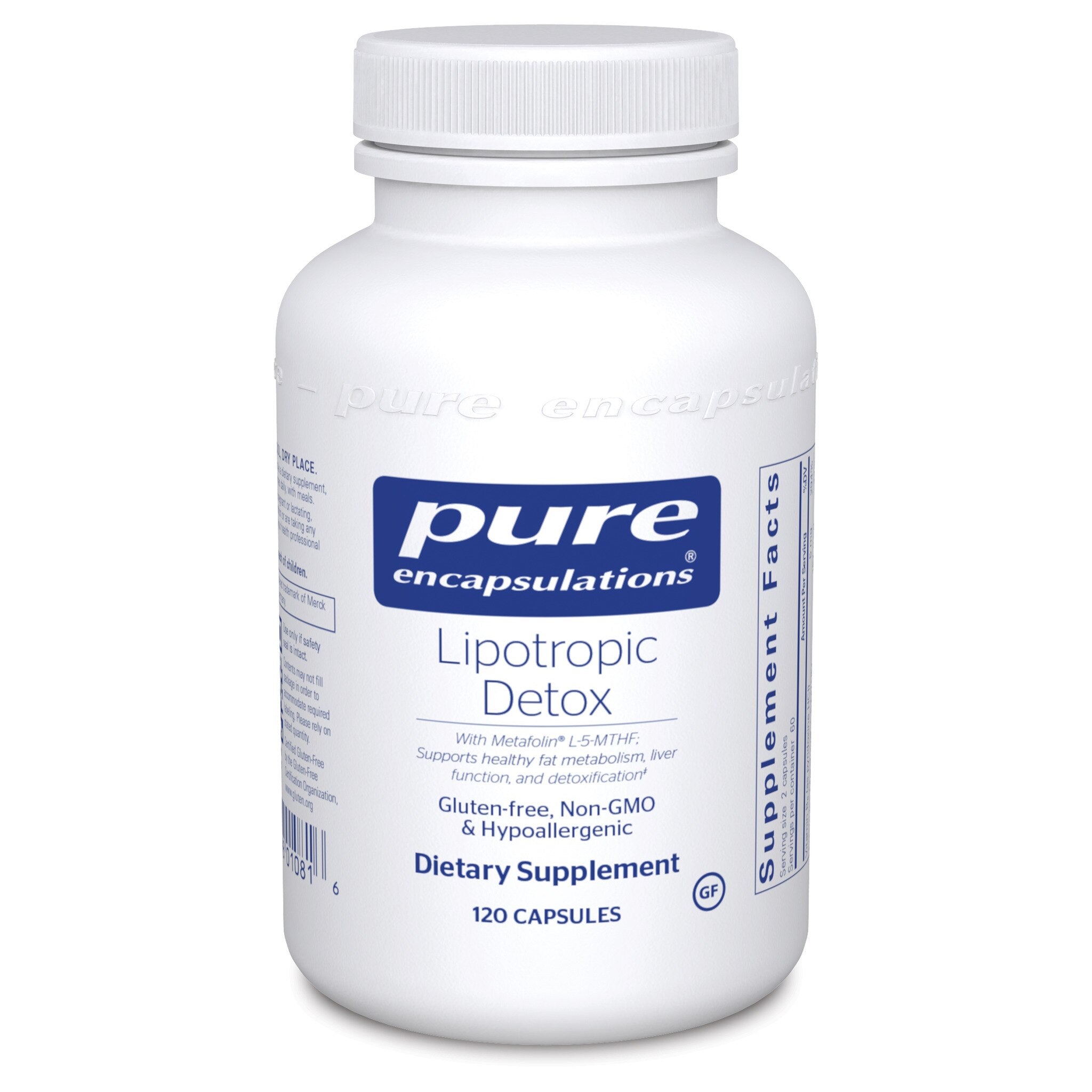 Pure Encapsulations Lipotropic Detox Supplement - Liver Support & Toxin Elimination for Weight Management - Ideal for Detox Programs & Wellness Routines