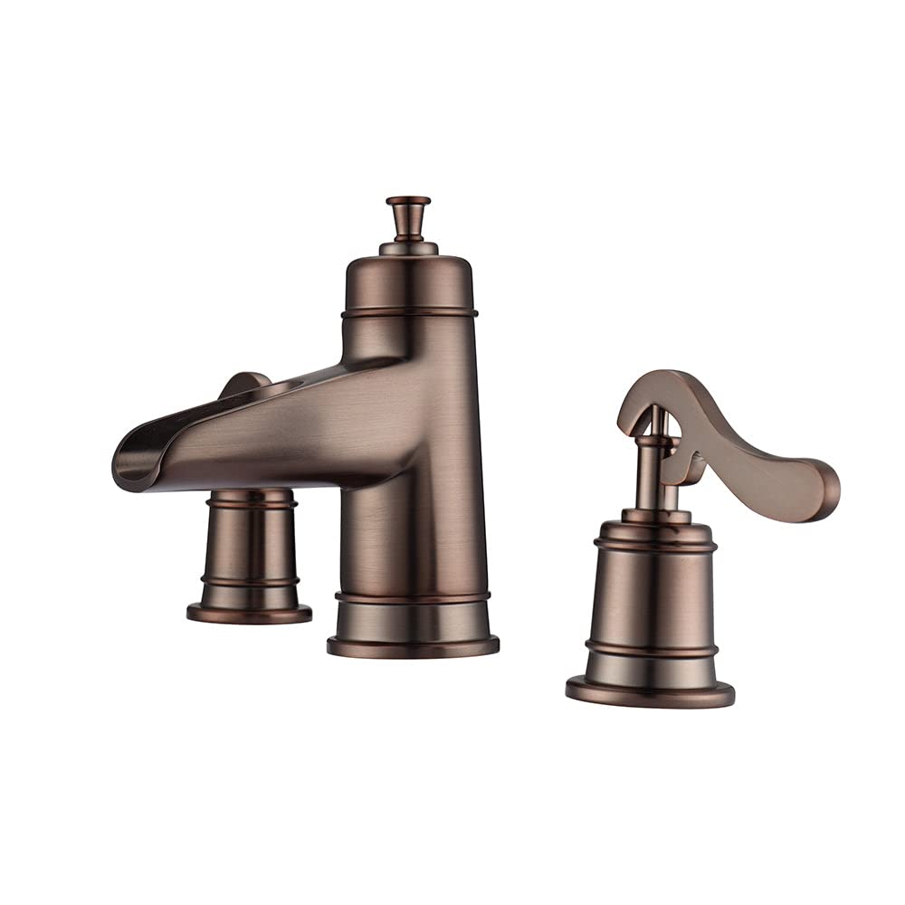 Batson Widespread Bathroom Faucet - Modern 8-Inch Lavatory Sink Faucet with High Arc Spout for Bathroom Vanity, Perfect for Home, Hotel, and Commercial Use