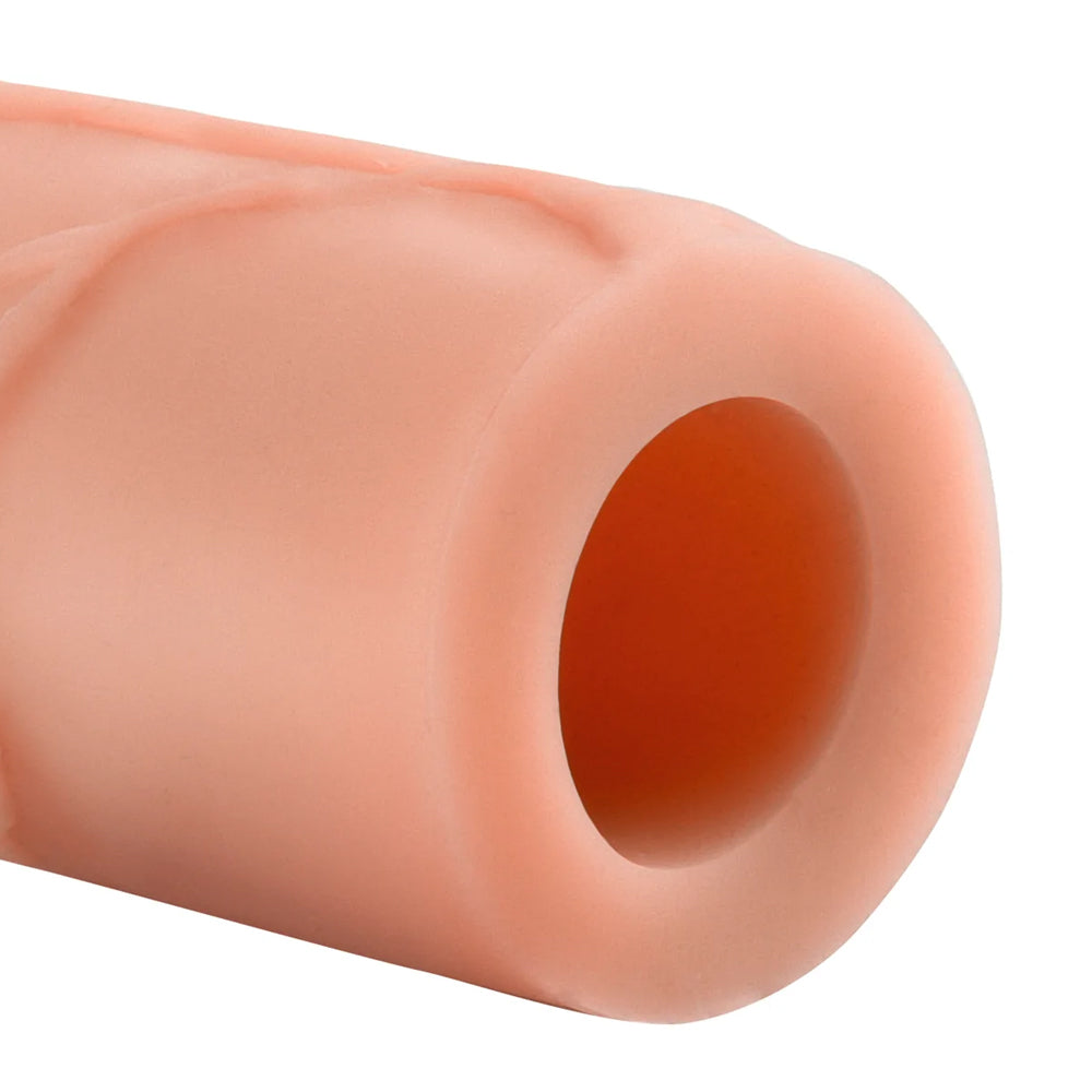 Fantasy X Tensions Perfect 3 Firm Tip Penis Extension Sleeve for Enhanced Pleasure - Realistic Penis Enlargement Sleeve for Couples & Solo Play - Soft & Durable TPE Material for Intimate Moments