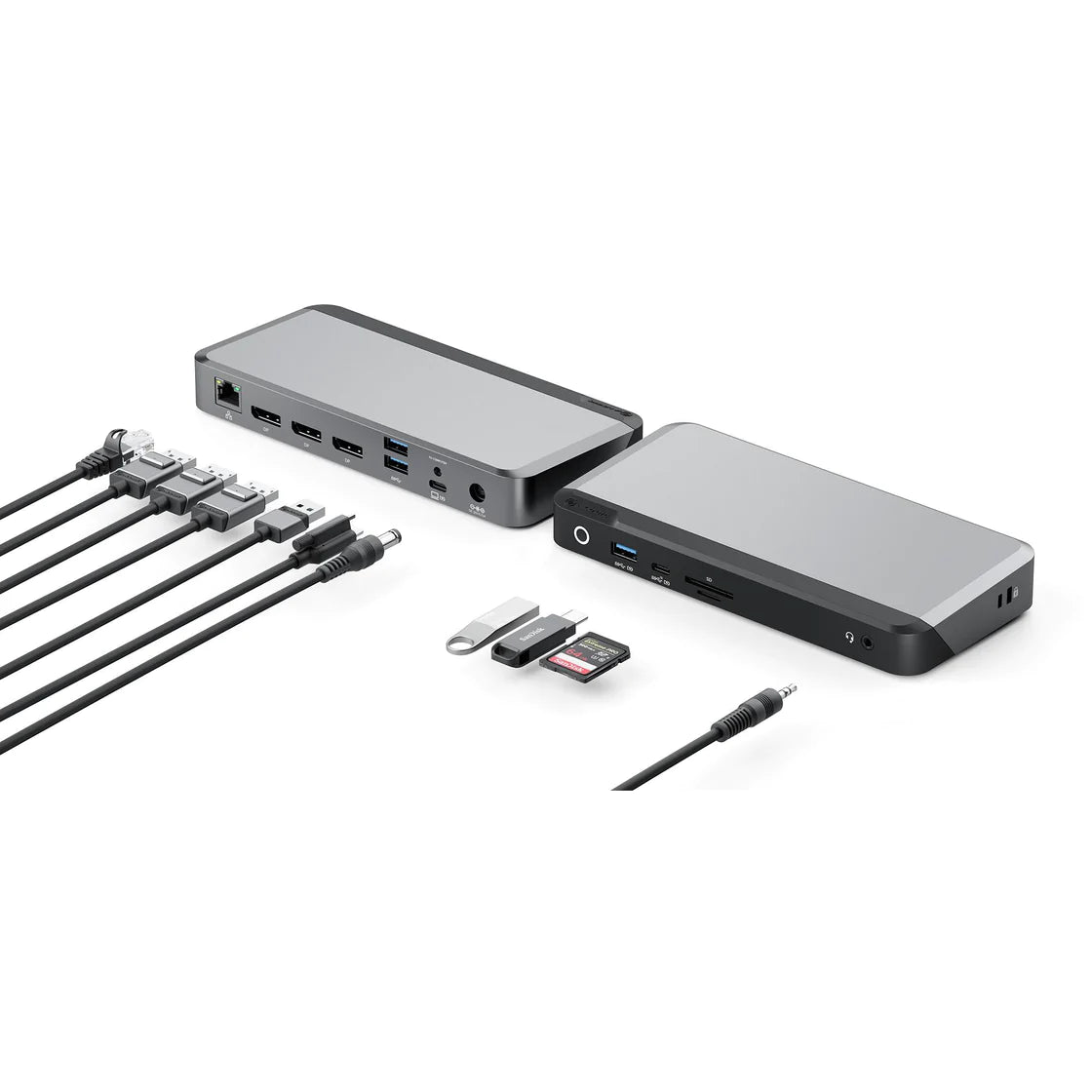 ALOGIC Triple 4K Display Universal Docking Station DX3 - 100W Power Delivery for Laptop Charging, 3x DisplayPort 4K 60Hz Support - Ideal for Home Office, Gaming & Multi-Monitor Workstations