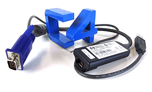 HP 748740-001 KVM Console USB Interface Adapter - 4K USB-C to HDMI Converter for Server Management & Multi-Device Control | Ideal for Data Centers, IT Professionals & Remote Workstations