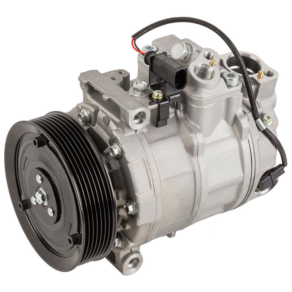 New AC Compressor & A/C Clutch for Audi A8 Quattro & VW Phaeton 2004-2006 | BuyAutoParts 60-01914NA | Perfect for Summer Cooling & HVAC Repair