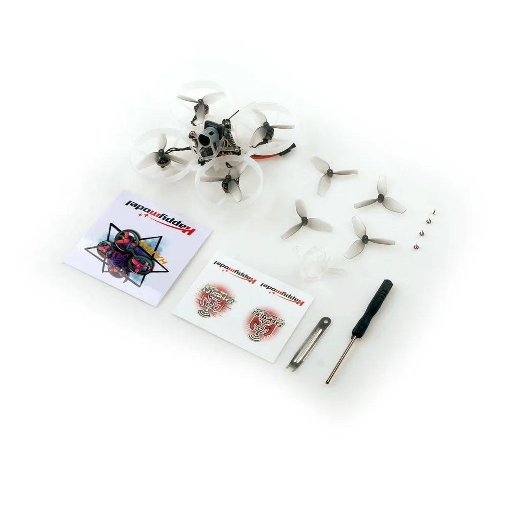 Happymodel Mobula7 Freestyle HD BNF 75mm Ultra Light Drone with HDZero AIO5 - Ready to Fly FPV Racing Drone for Beginners & Experts - Perfect for Indoor/Outdoor Freestyle & Racing