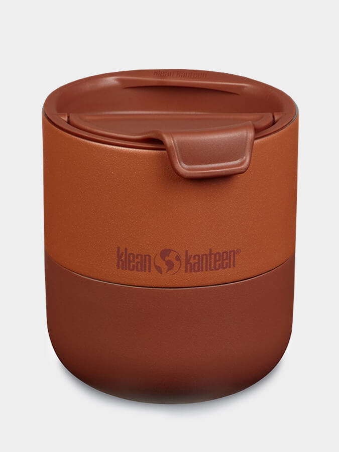 Klean Kanteen Rise Lowball Tumbler with Flip Lid - 10oz (280ml) Stainless Steel Insulated Cup for Coffee, Tea & Cold Drinks - Perfect for Home, Office & Travel