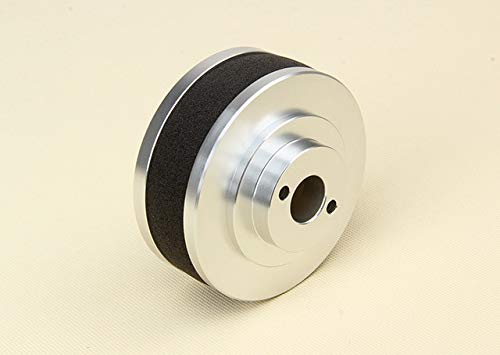 High-Performance Metal Air Filter for 1/5 RC Gasoline Trucks - Compatible with Losi 5ive-T & Rovan LT - Durable Silver Replacement Part - Perfect for Off-Road Racing & RC Car Maintenance