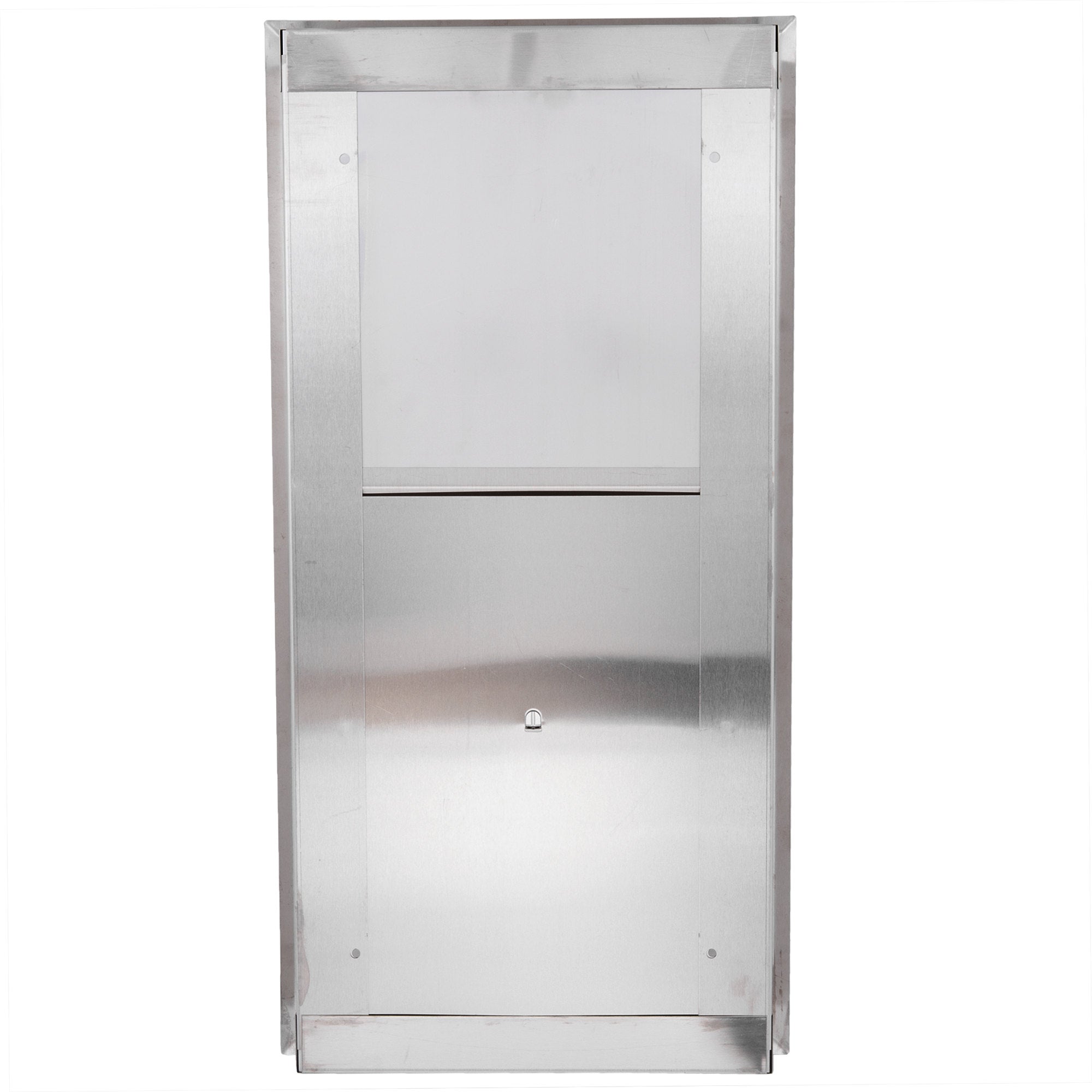 Bobrick B369 ClassicSeries Recessed Paper Towel Dispenser & Waste Receptacle - Satin Finish for Restrooms, Kitchens & Commercial Spaces