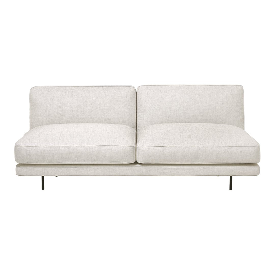Flaneur 2-Seater Armless Sofa - Modern Loveseat for Small Spaces | Perfect for Apartments, Living Rooms & Cozy Corners