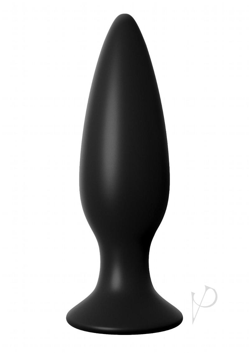 Anal Fantasy Elite Large Silicone Rechargeable Butt Plug - Black | Premium Adult Toy for Pleasure & Comfort | Perfect for Solo Play & Couples Exploration