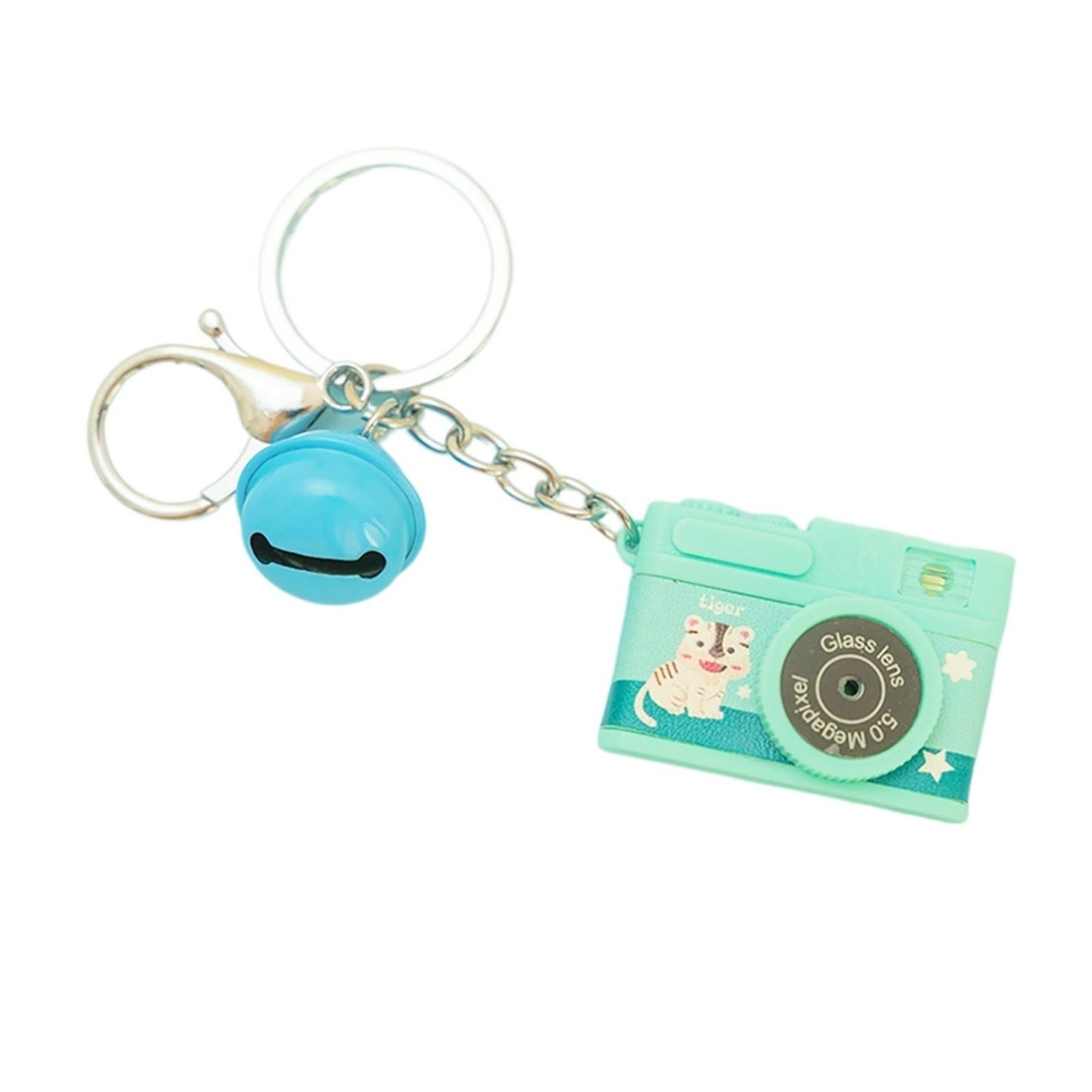 GBCCNM Mini Spy Camera Keychain - HD 1080P Hidden Camera Pendant with Motion Detection - Perfect for Home Security, Travel & Secret Recording (Blue, Size A)
