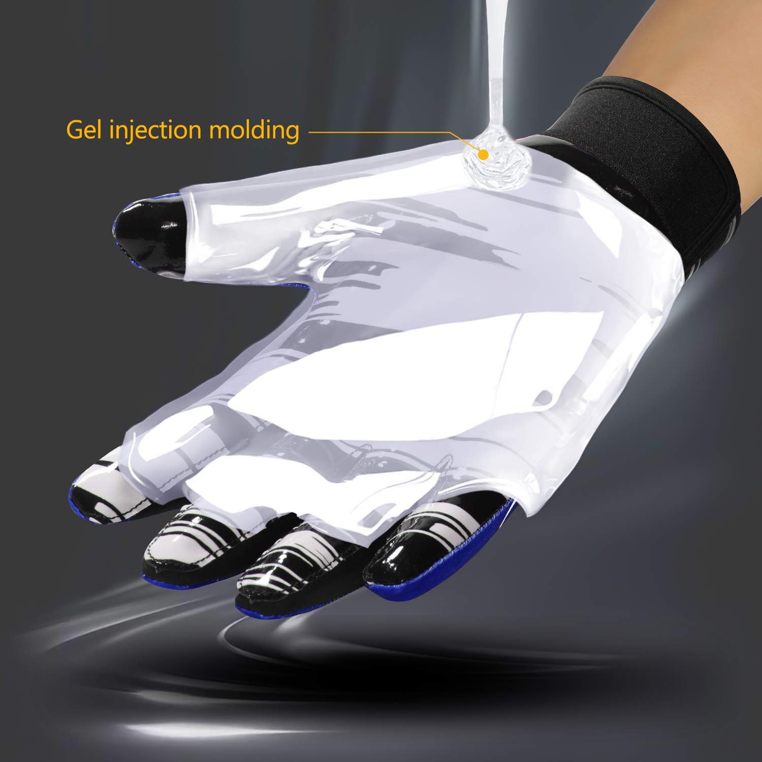 NICEWIN Football Receiver Gloves for Adults - Non-Slip Grip Gloves for Men & Women - Perfect for Training, Games & Outdoor Sports
