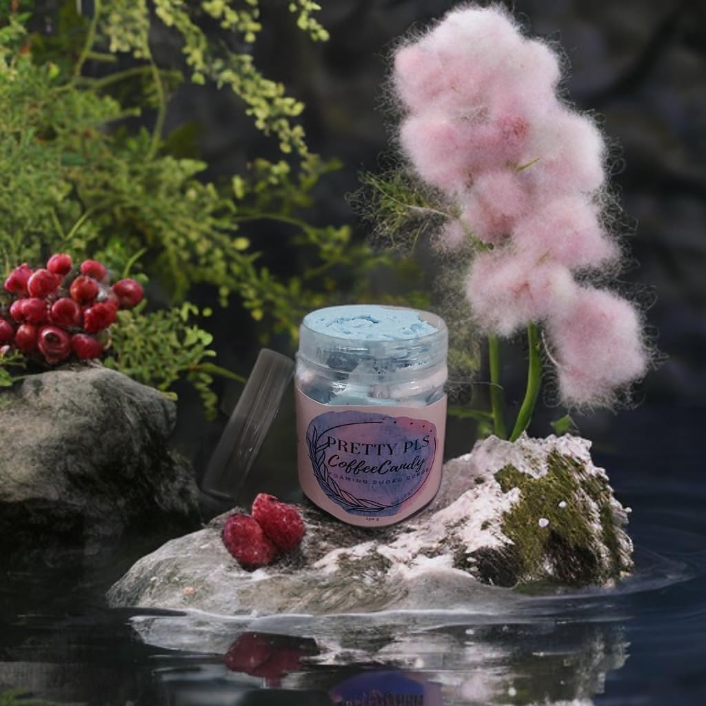 PRETTY PLS Coffee Body Scrub - Exfoliating & Nourishing Skin Treatment for Dead Skin Removal (200g) - Perfect for Spa Day, Dry Skin Care & At-Home Self Care Routine