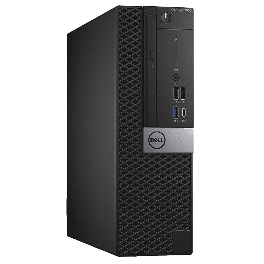 Dell OptiPlex 7050 SFF Desktop Computer - Intel Core i7-6700 3.4GHz, 32GB DDR4 RAM, 1TB NVMe M.2 SSD, WiFi & Bluetooth, Windows 10 Pro (Renewed) | Perfect for Home Office, Business Workstations & Gaming