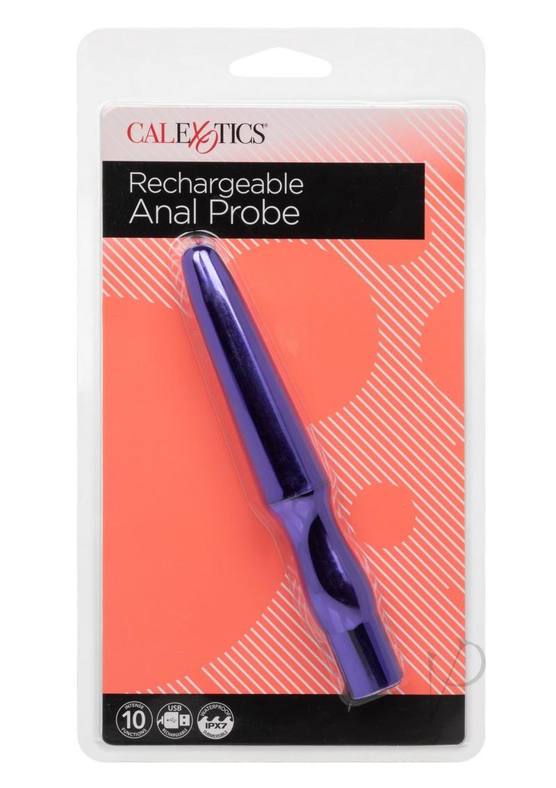 Rechargeable Silicone Anal Probe - Purple Adult Toy for Pleasure & Stimulation | Perfect for Couples Play, Solo Exploration & BDSM Scenes