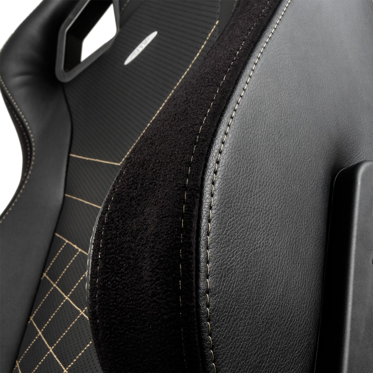 Premium Noblechairs Epic Reclining Gaming Chair & Office Chair - PU Faux Leather in Black/Gold - Ergonomic Comfort for Long Gaming Sessions & Home Office Work